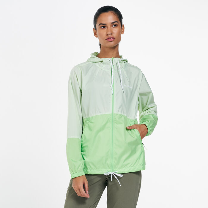 Columbia Women's Flash Forward™ Windbreaker Jacket Green Columbia Women's Flash Forward™ Windbreaker Jacket Green image number 0