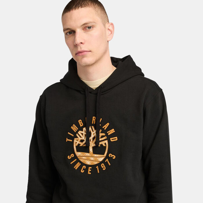 Timberland Men's Holiday Graphic Hoodie Black image number 3