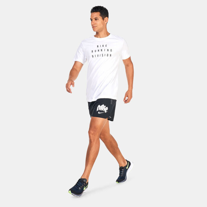Nike Men's Dri-FIT Run Division T-Shirt White Nike Men's Dri-FIT Run Division T-Shirt White image number 2