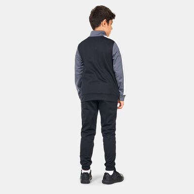 Under Armour Kids' Knit Colourblock Tracksuit Black