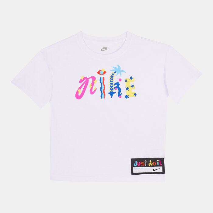 Nike Kids' Air T-Shirt White Nike Kids' Air T-Shirt White image number 0