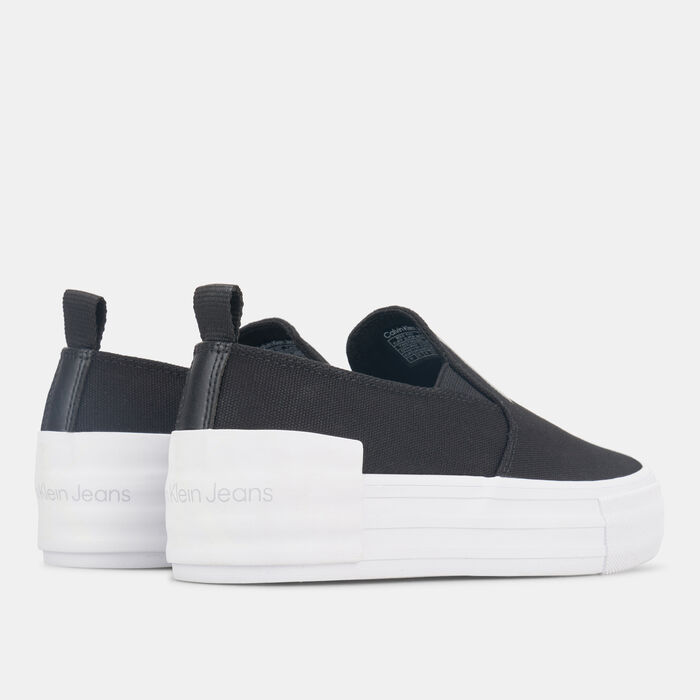 Calvin Klein Women's Bold Vulcanised Flatfrom Slip On Shoe Black Calvin Klein Women's Bold Vulcanised Flatfrom Slip On Shoe Black image number 2