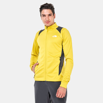 The North Face Men's Athletic Outdoor Full-Zip Midlayer Jacket yellow The North Face Men's Athletic Outdoor Full-Zip Midlayer Jacket yellow