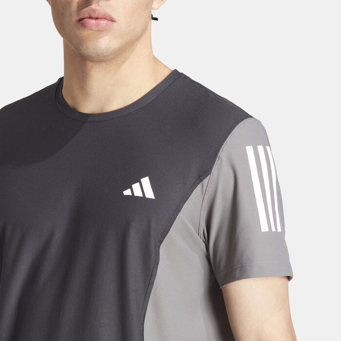 adidas Men's Own The Run Colorblock T-Shirt Black adidas Men's Own The Run Colorblock T-Shirt Black image number 3