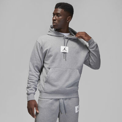 Jordan Men's Flight Fleece Pullover Hoodie Grey