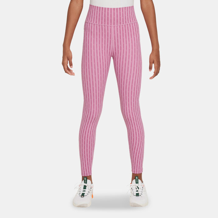 Nike Kids' One Dri-FIT Leggings (Older Kids) Pink Nike Kids' One Dri-FIT Leggings (Older Kids) Pink image number 0