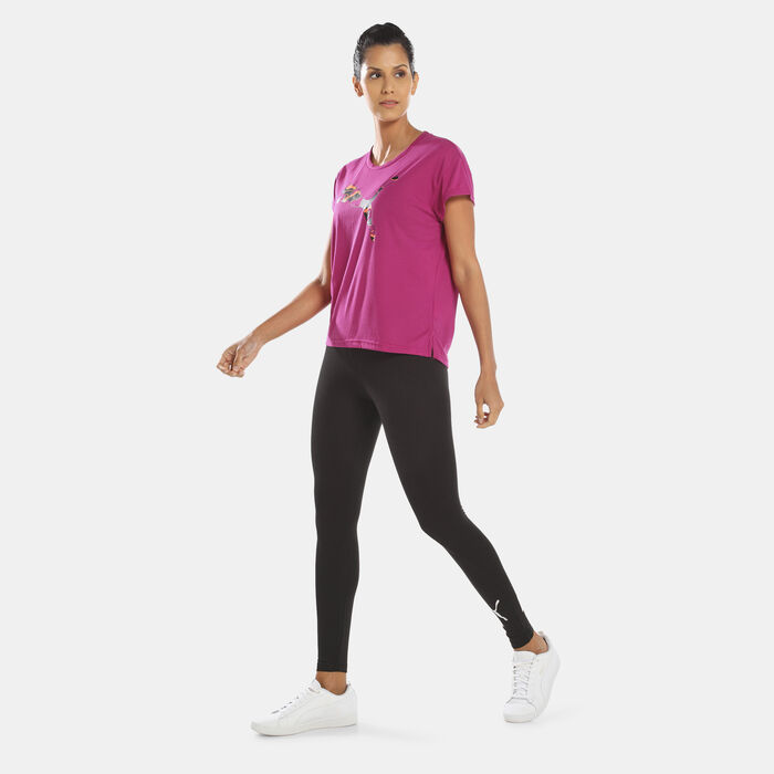 PUMA Women's Modern Sports T-Shirt Pink PUMA Women's Modern Sports T-Shirt Pink image number 2
