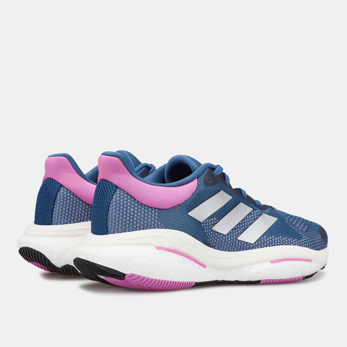 adidas Women's Solarglide 5 Running Shoe Blue adidas Women's Solarglide 5 Running Shoe Blue image number 2