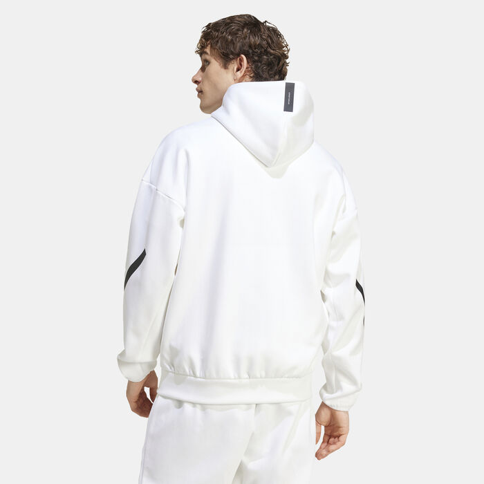 adidas Men's Z.N.E. Track Jacket White image number 1