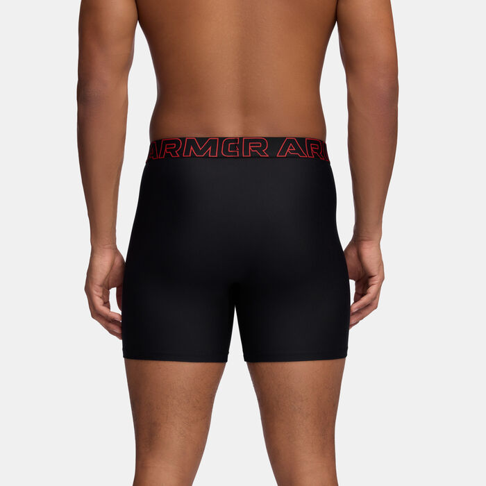 Under Armour Men's UA Performance Tech™ Training Boxers (3 Pairs) Black image number 1