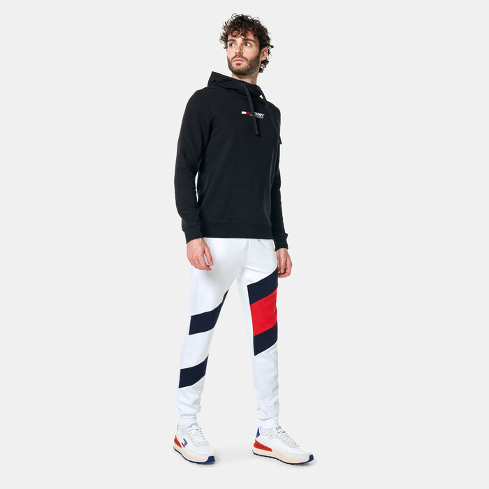 Tommy Hilfiger Men's Colourblocked Logo Sweatpants White Tommy Hilfiger Men's Colourblocked Logo Sweatpants White image number 2