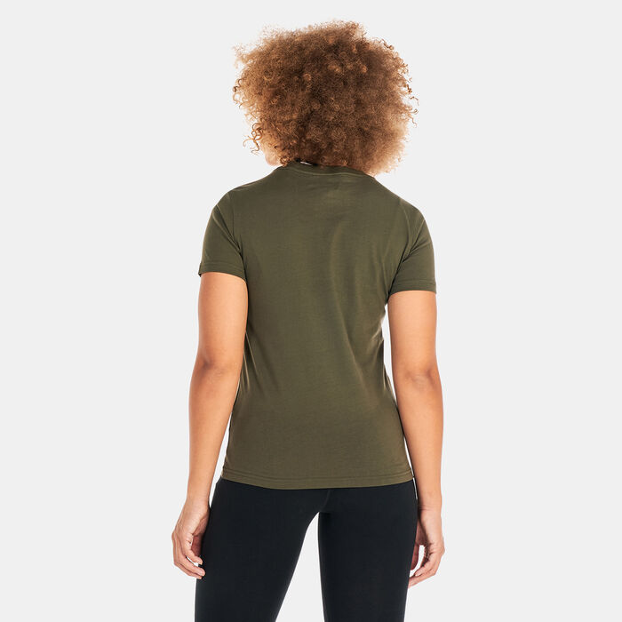 Converse Women's Star Chevron Abstract Flowers T-Shirt Brown Converse Women's Star Chevron Abstract Flowers T-Shirt Brown image number 1