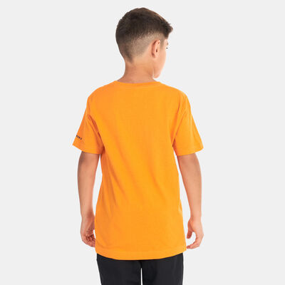 Converse Kids' Chuck Patch Check T-Shirt yellow