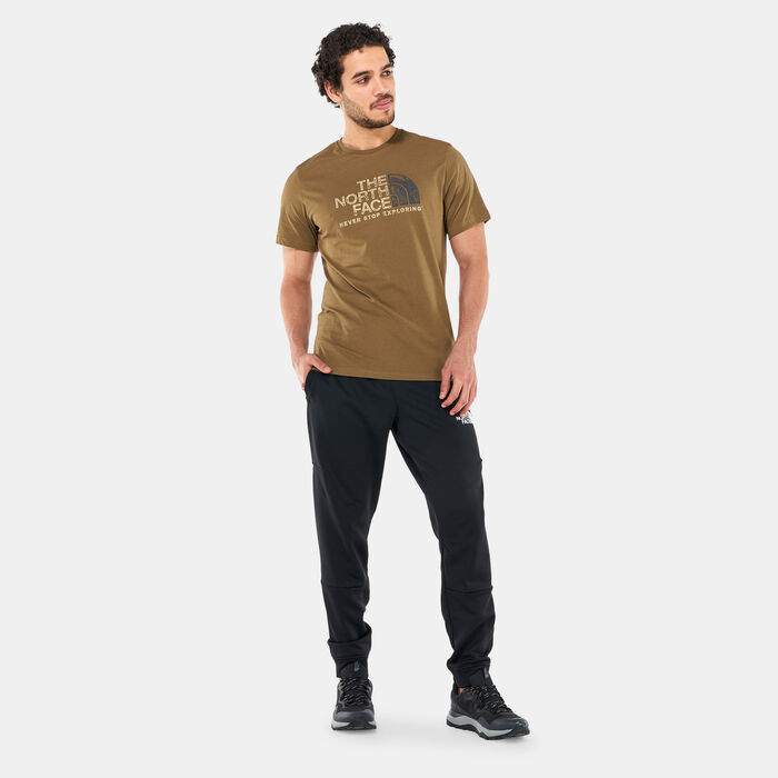 The North Face Men's Rust T-Shirt Green image number 2