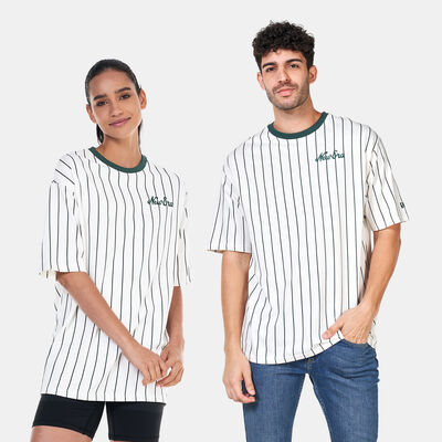 New Era New Era Heritage Pinstripe T-Shirt White
