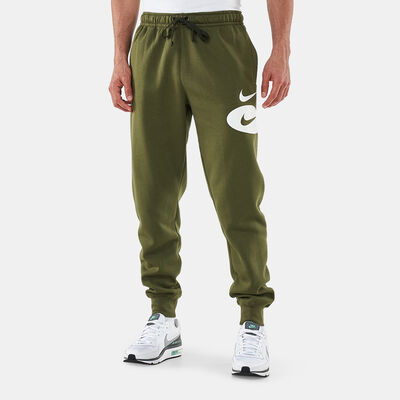 Nike Men's Sportswear Swoosh League Fleece Sweatpants Green