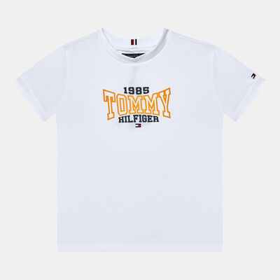 Tommy Hilfiger Kids' 1985 Collection Varsity Logo T-Shirt (Younger Kids) Blue