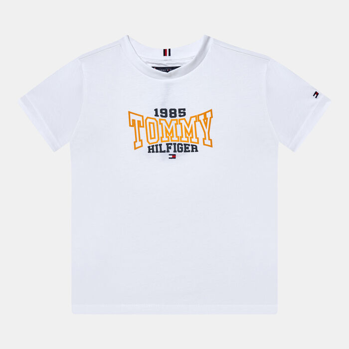 Tommy Hilfiger Kids' 1985 Collection Varsity Logo T-Shirt (Younger Kids) Blue Tommy Hilfiger Kids' 1985 Collection Varsity Logo T-Shirt (Younger Kids) Blue image number 0