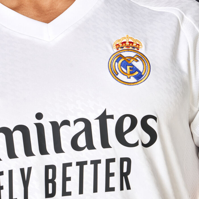 adidas Men's Real Madrid Home Football Jersey - 2024/25 White adidas Men's Real Madrid Home Football Jersey - 2024/25 White image number 3