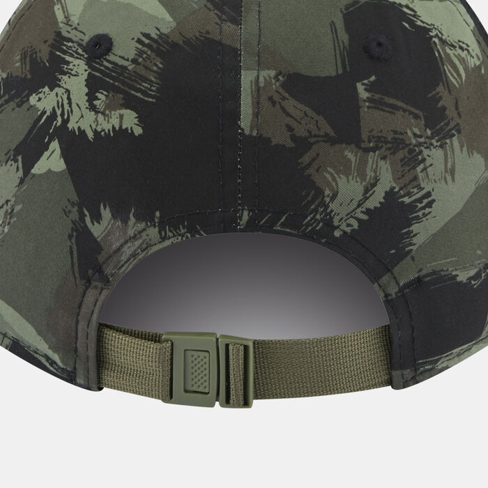 New Era Men's Painted Allover Print 9FORTY Chicago Bulls Cap Green image number 1