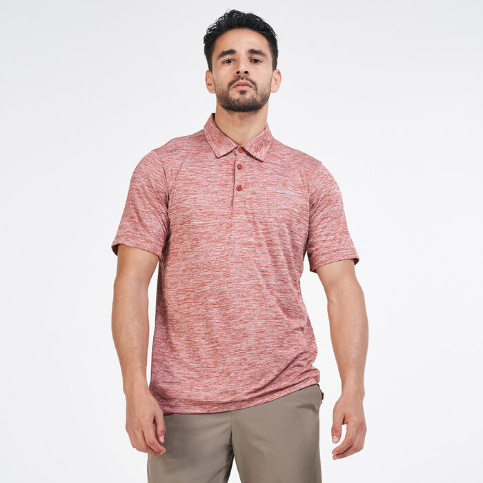 Columbia Men's Deschutes Runner™ Polo T-Shirt Brown image number 0