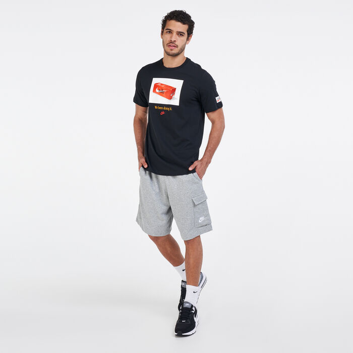 Nike Men's Sportswear Swoosh 50 Photo T-Shirt Black Nike Men's Sportswear Swoosh 50 Photo T-Shirt Black image number 2