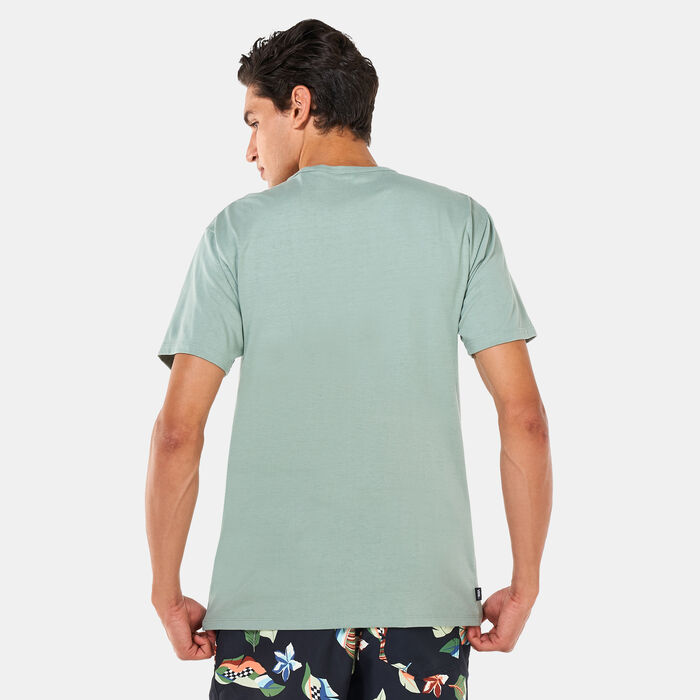 Vans Men's Off The Wall Colour Multiplier T-Shirt Green Vans Men's Off The Wall Colour Multiplier T-Shirt Green image number 1