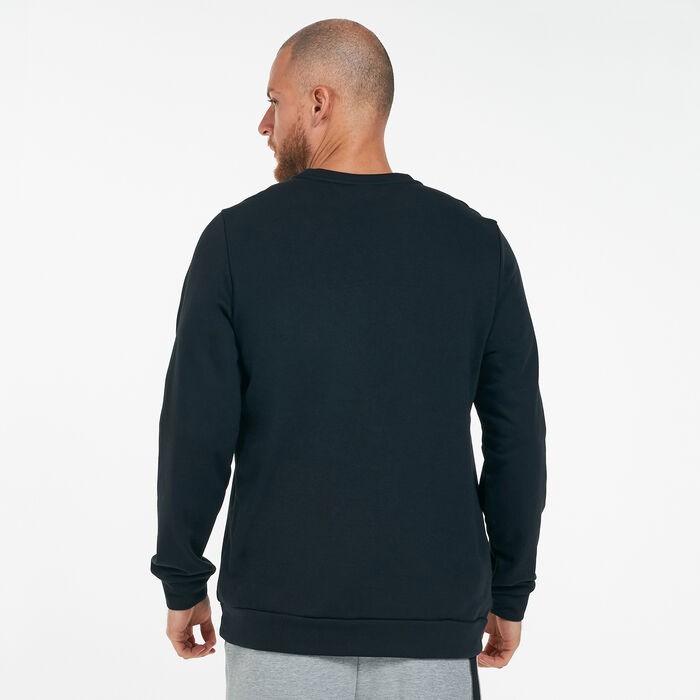 Nike Men's Dri-FIT Training Sweatshirt Black Nike Men's Dri-FIT Training Sweatshirt Black image number 1