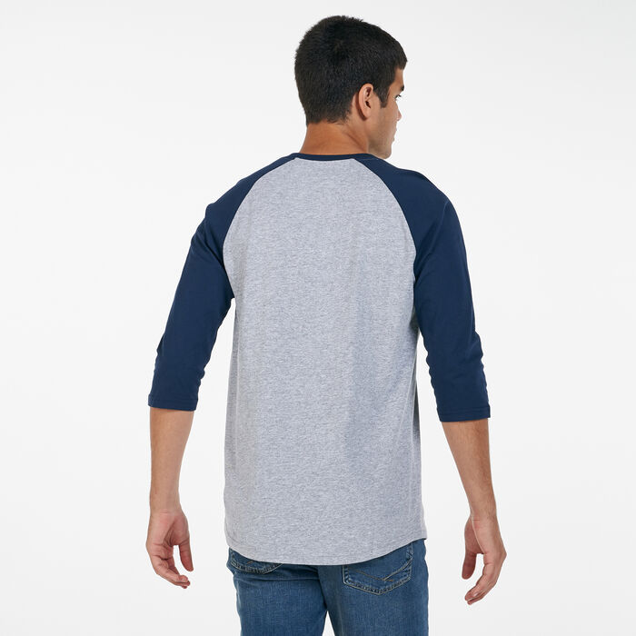Vans Men's Classic Raglan T-Shirt Grey Vans Men's Classic Raglan T-Shirt Grey image number 1
