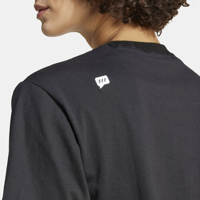 adidas Women's Remoji Graphic T-Shirt Black adidas Women's Remoji Graphic T-Shirt Black image number 4