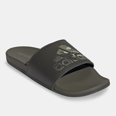 adidas Men's Adilette Comfort Slides Grey