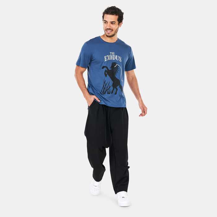 Tee Library Men's Supima Straight Hem T-Shirt Blue image number 2