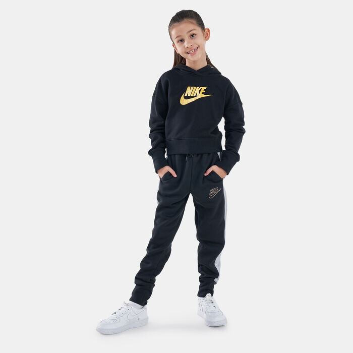 Nike Kids' Sportswear Icon Clash Fleece Sweatpants Black image number 2