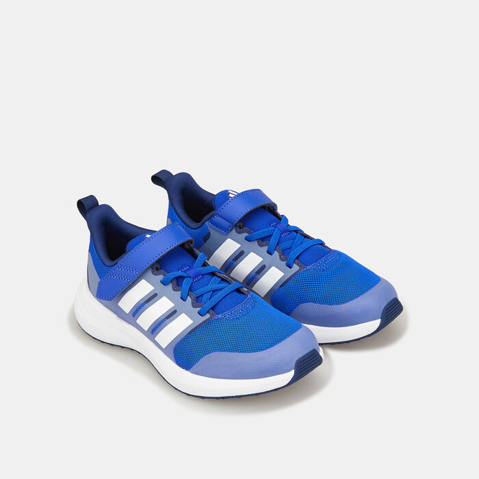adidas Kids' FortaRun 2.0 Cloudfoam Velcro Shoes Blue adidas Kids' FortaRun 2.0 Cloudfoam Velcro Shoes Blue image number 1