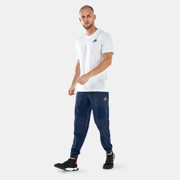 adidas Men's Aeroready Designed 2 Move Sport T-Shirt White adidas Men's Aeroready Designed 2 Move Sport T-Shirt White image number 2