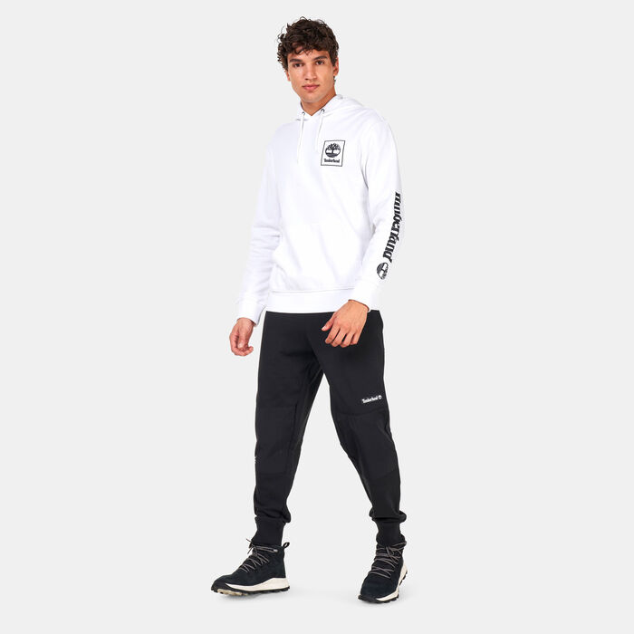 Timberland Men's Heavyweight Mixed Media Sweatpants Black Timberland Men's Heavyweight Mixed Media Sweatpants Black image number 2