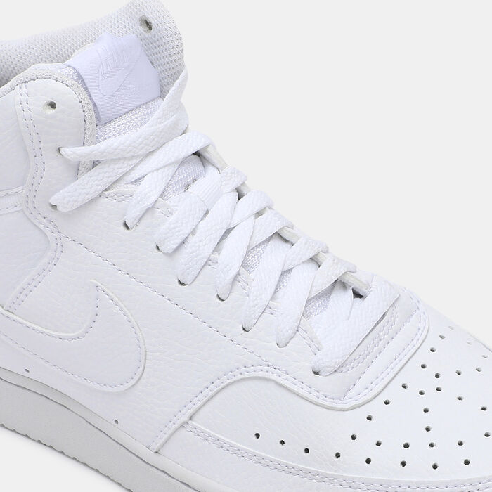 Nike Men's Court Vision Mid Next Nature Shoes White Nike Men's Court Vision Mid Next Nature Shoes White image number 4