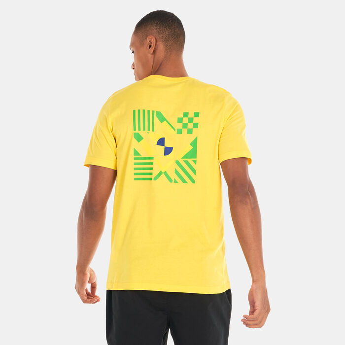 PUMA Men's FtblCore Fan T-Shirt Green PUMA Men's FtblCore Fan T-Shirt Green image number 1