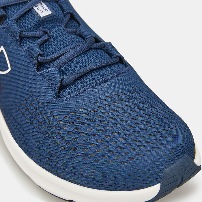 Under Armour Men's Charged Pursuit 3 Big Logo Running Shoes Blue Under Armour Men's Charged Pursuit 3 Big Logo Running Shoes Blue image number 5