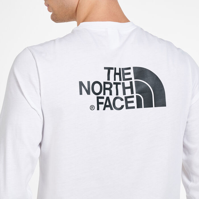 The North Face Men's Easy Long Sleeve Shirt White image number 3
