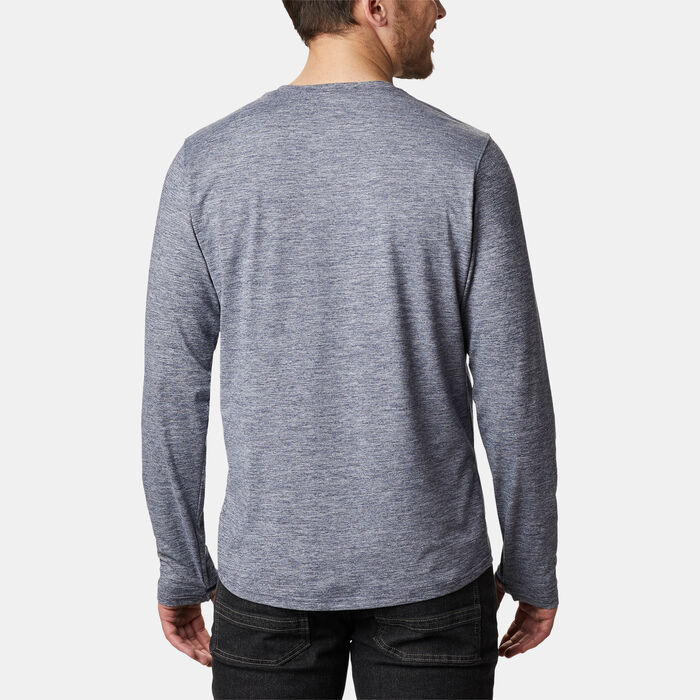 Columbia Men's Tech Trail™ Long Sleeve Crew II T-Shirt Blue Columbia Men's Tech Trail™ Long Sleeve Crew II T-Shirt Blue image number 1