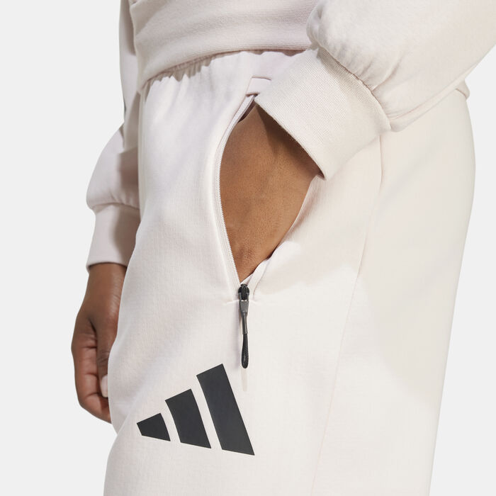adidas Women's Z.N.E. Barrel Track Pants Pink image number 4