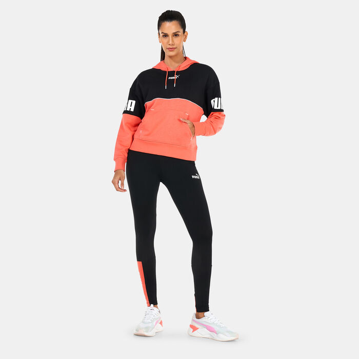 PUMA Women's Power Colourblock Leggings Black PUMA Women's Power Colourblock Leggings Black image number 2