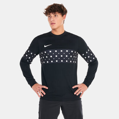 Nike Men's FC Dri-FIT Libero Graphic Long-Sleeve Football Top Black