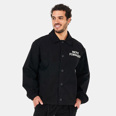 Tee Library Men's Button Closure Jacket Black