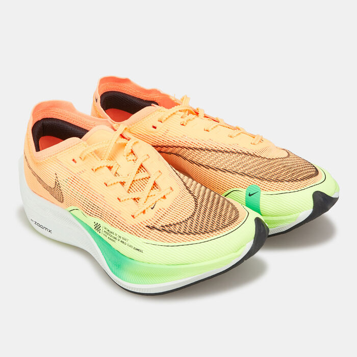 Nike Women's ZoomX Vaporfly NEXT% Shoe Orange Nike Women's ZoomX Vaporfly NEXT% Shoe Orange image number 1