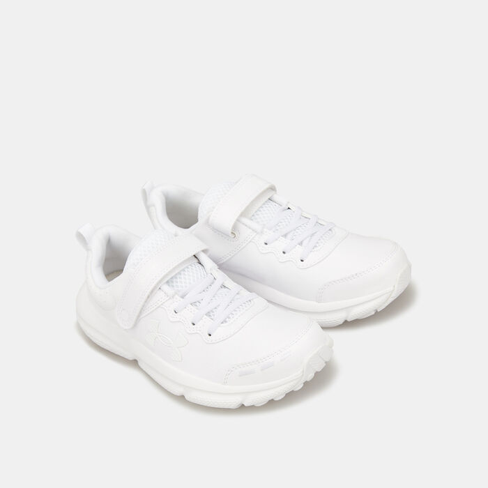 Under Armour Kids' UA Assert 10 AC Uniform Synthetic Running Shoe (Younder Kids) White Under Armour Kids' UA Assert 10 AC Uniform Synthetic Running Shoe (Younder Kids) White image number 2