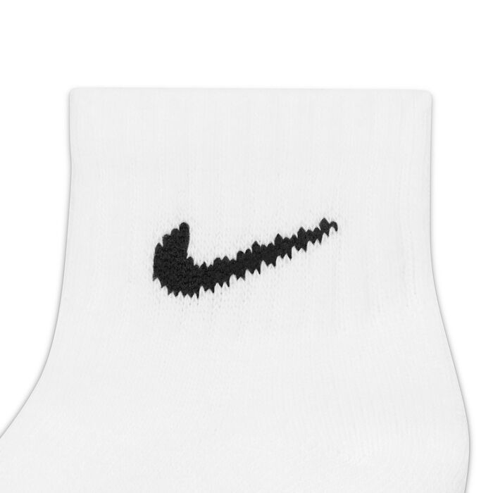 Nike Kids' Dri Fit Ankle Socks (6 Pairs) White image number 3