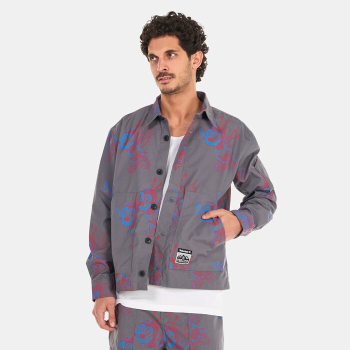 Timberland Men's x Bee Line Printed Jacket Grey Timberland Men's x Bee Line Printed Jacket Grey image number 0