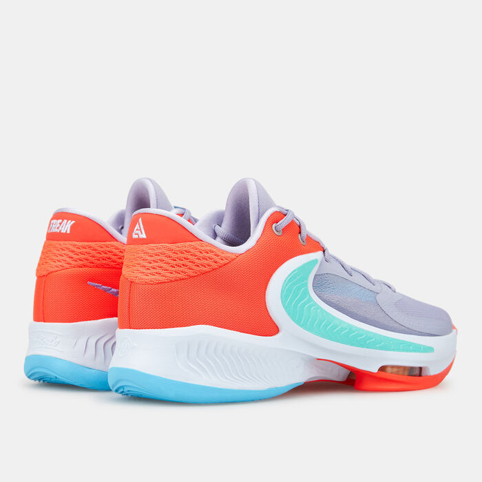 Nike Men's Zoom Freak 4 Basketball Shoe Grey Nike Men's Zoom Freak 4 Basketball Shoe Grey image number 2
